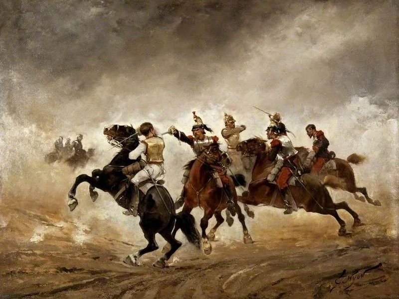 1840-Georges Louis Hyon - An Episode in the Franco-Prussian War